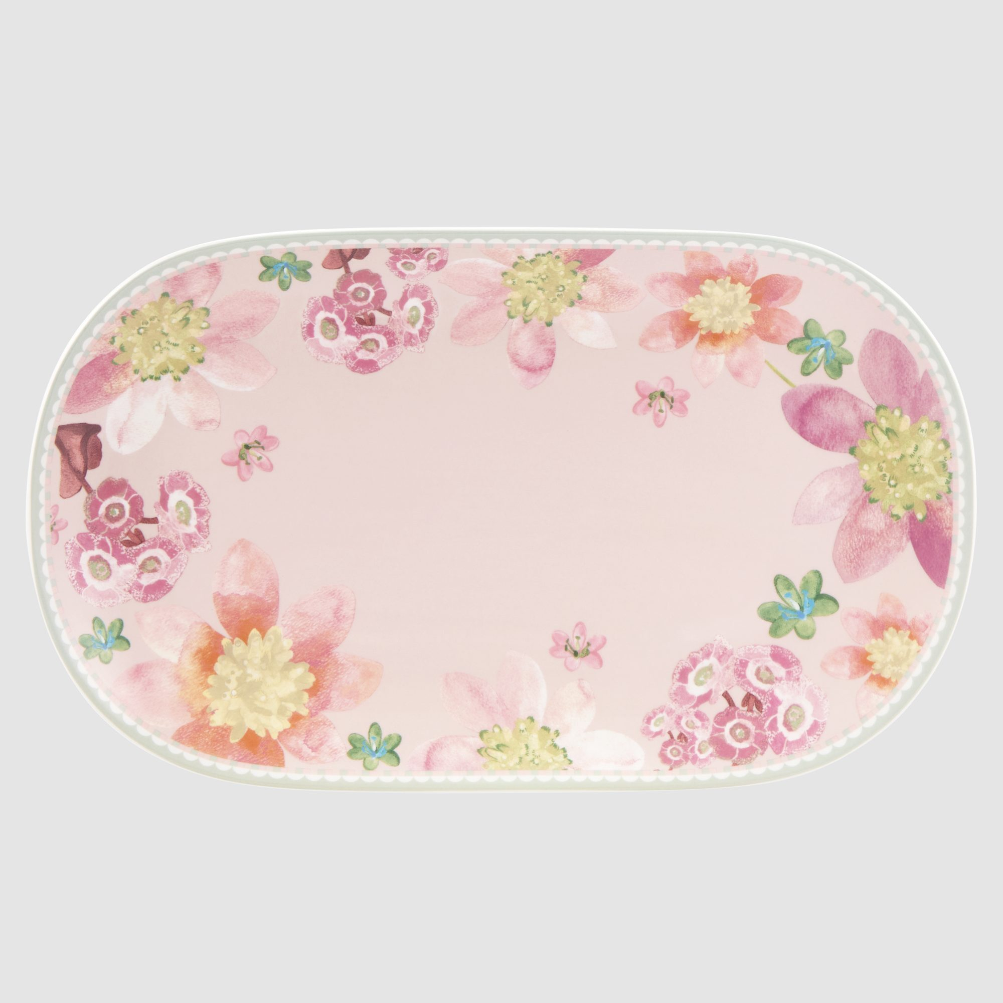 Maxwell & Williams Primula Oval Platter 37x23cm Pink
